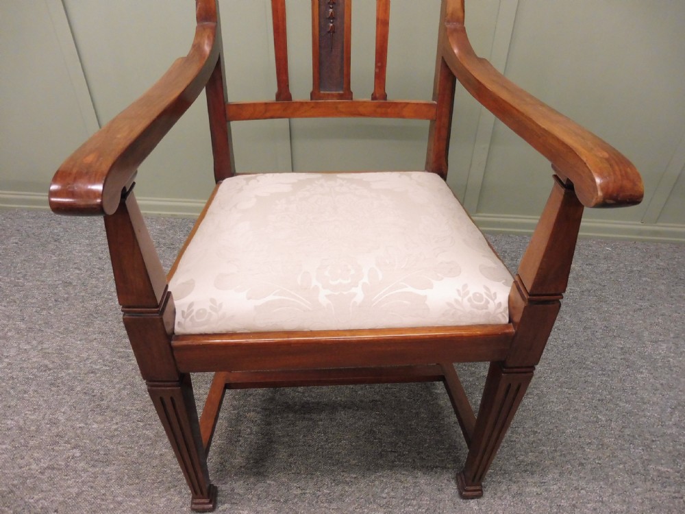 SET OF 8 EDWARDIAN MAHOGANY CHAIRS View XVIII