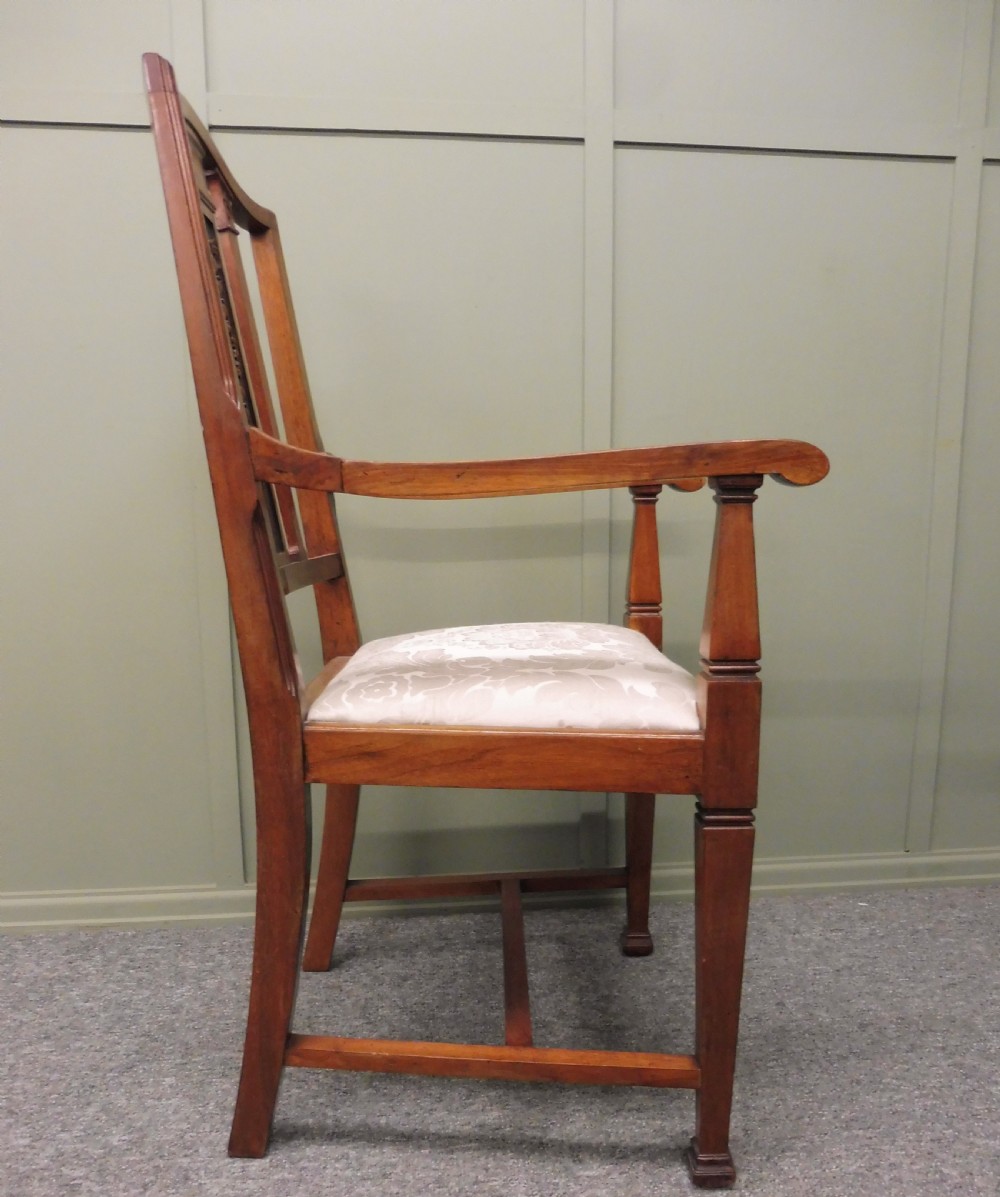 SET OF 8 EDWARDIAN MAHOGANY CHAIRS View XIX