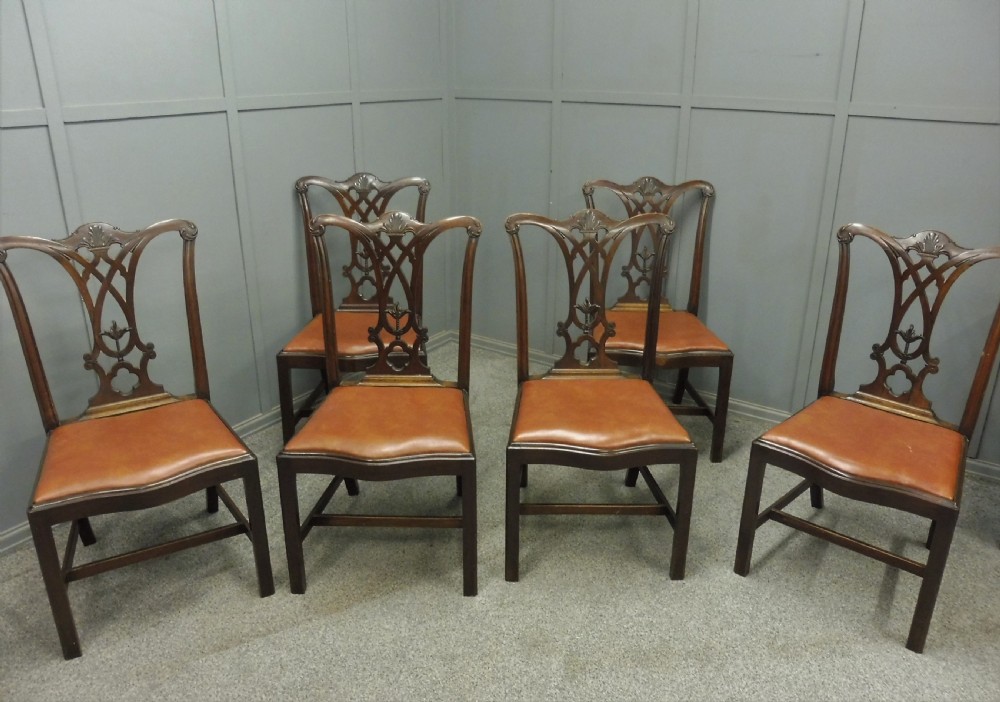 6 VICTORIAN MAHOGANY DINING CHAIRS View IV