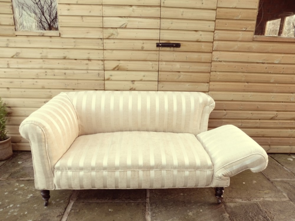 ANTIQUE CHESTERFIELD DROP ARM SOFA View II