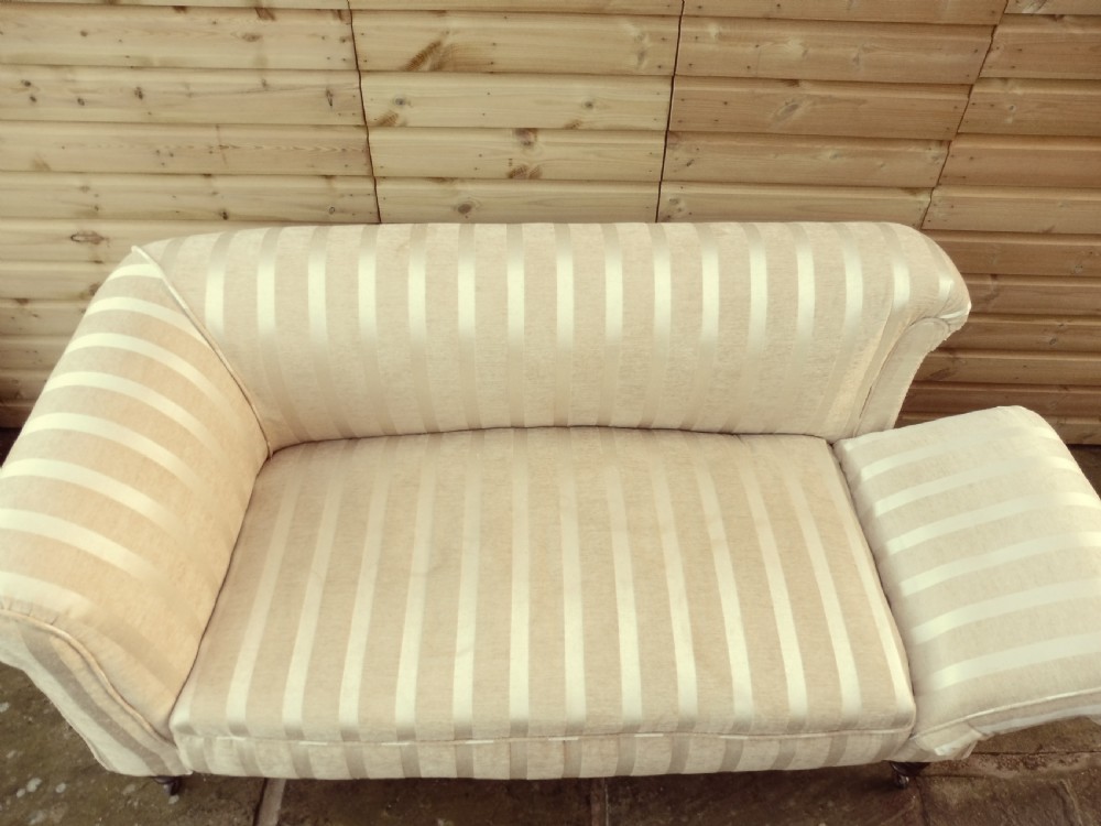 ANTIQUE CHESTERFIELD DROP ARM SOFA View III