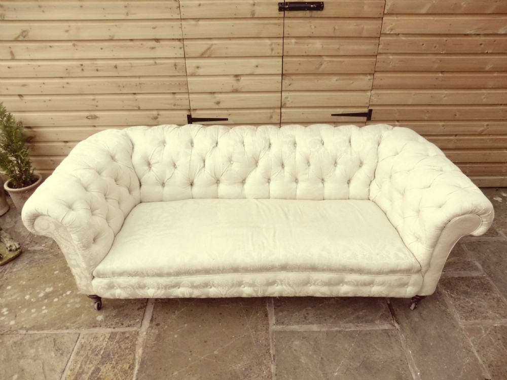 LARGE VICTORIAN CHESTERFIELD SOFA View III