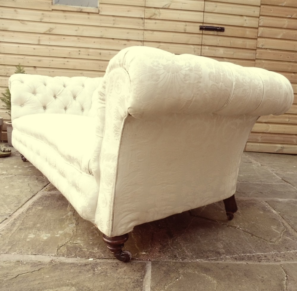 LARGE VICTORIAN CHESTERFIELD SOFA View VI