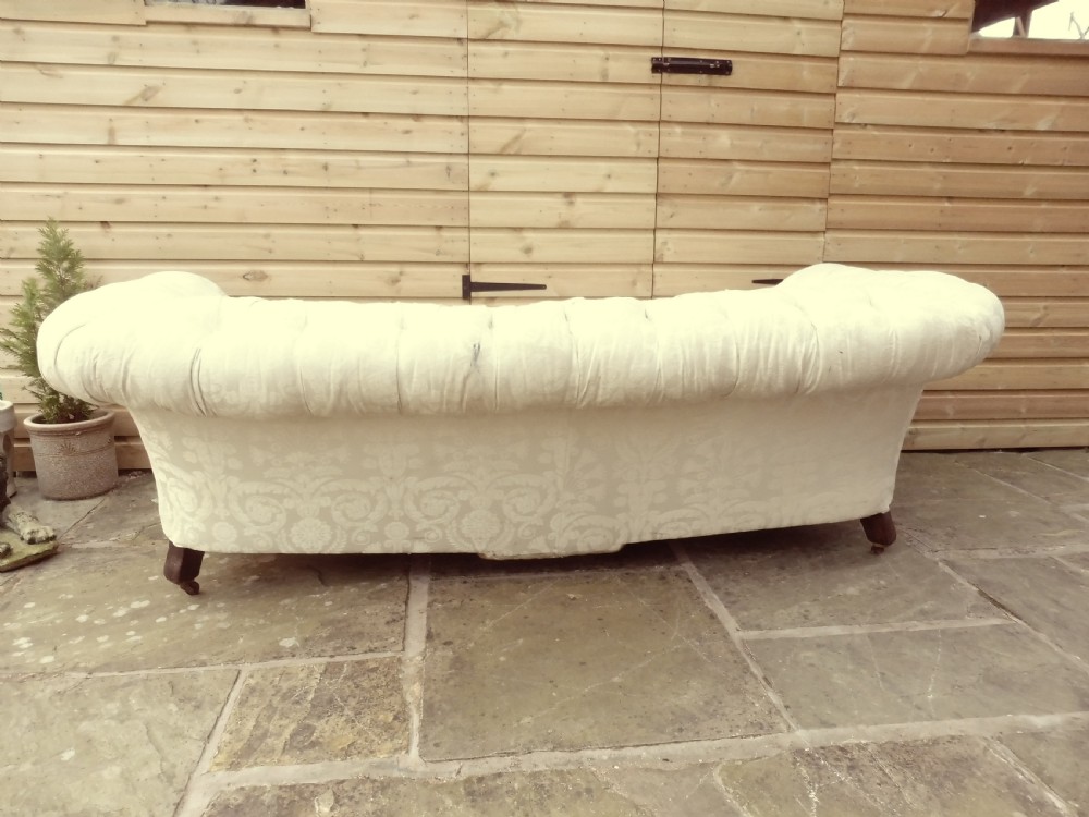 LARGE VICTORIAN CHESTERFIELD SOFA View VII