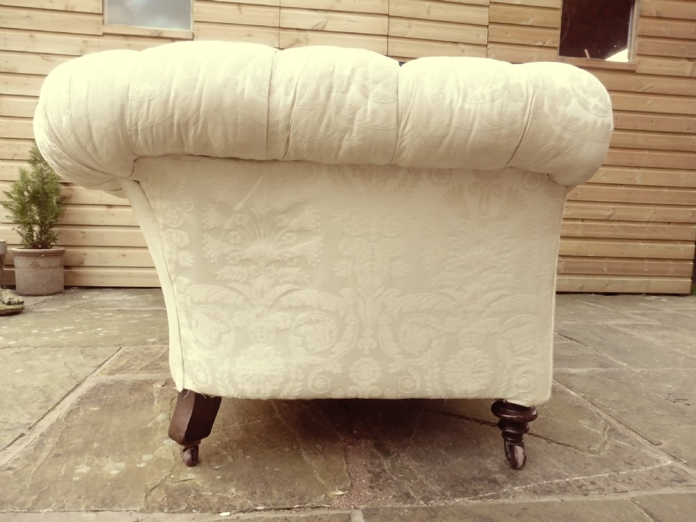 LARGE VICTORIAN CHESTERFIELD SOFA View VIII