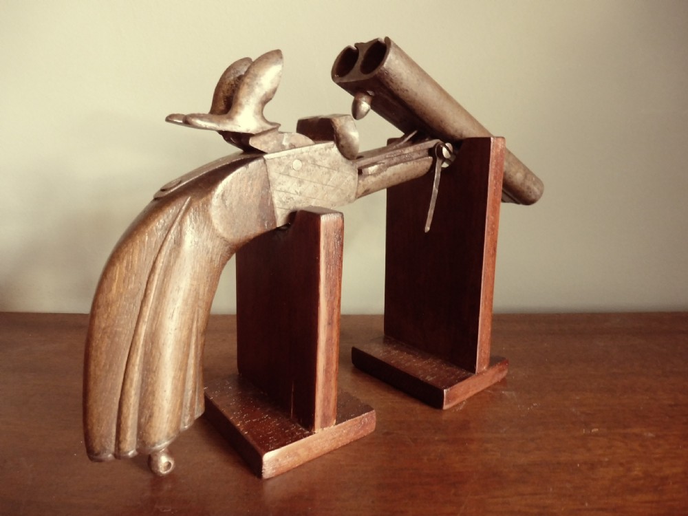 ANTIQUE DOUBLE BARREL PISTOL View VI