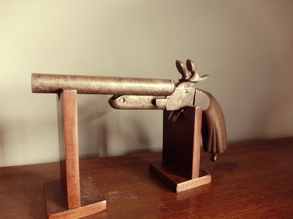 ANTIQUE DOUBLE BARREL PISTOL View VII