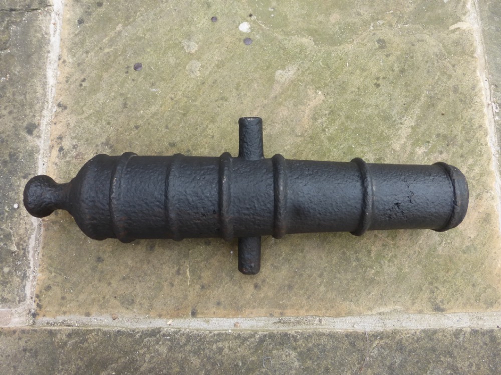 19TH CENTURY CAST IRON SIGNAL CANNON  View VII