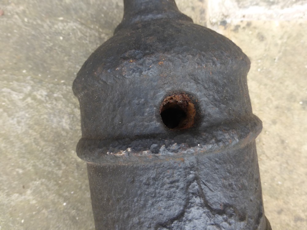 19TH CENTURY CAST IRON SIGNAL CANNON  View VIII