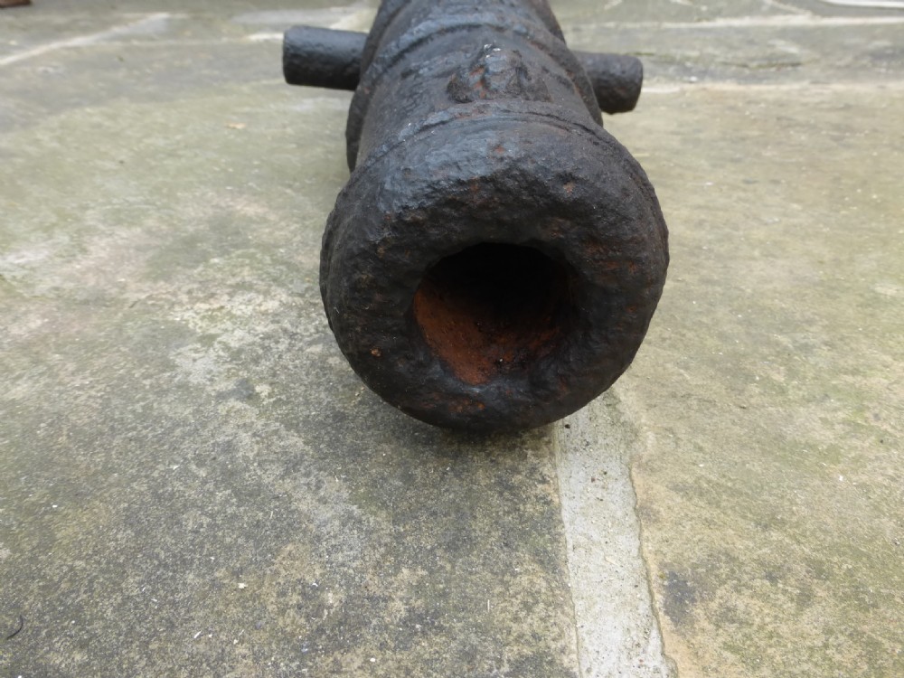 19TH CENTURY CAST IRON SIGNAL CANNON  View IX