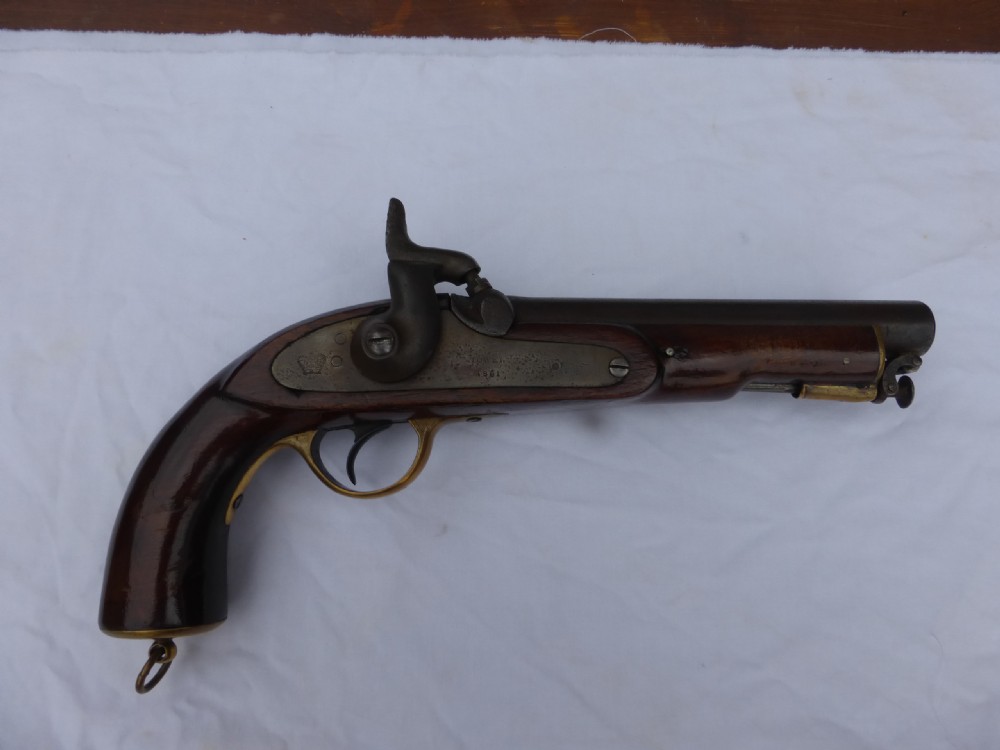 19TH CENTURY TOWER MILITARY PERCUSSION PISTOL