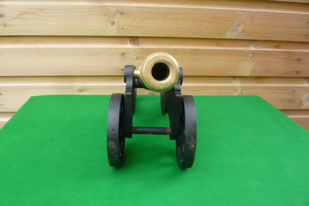 BRASS AND CAST IRON MODEL CANNON View VI