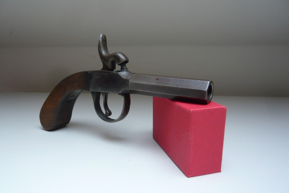19TH CENTURY ANTIQUE PERCUSSION POCKET PISTOL View VI