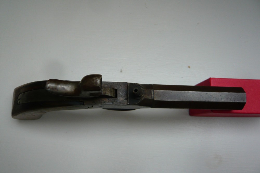 19TH CENTURY ANTIQUE PERCUSSION POCKET PISTOL View X