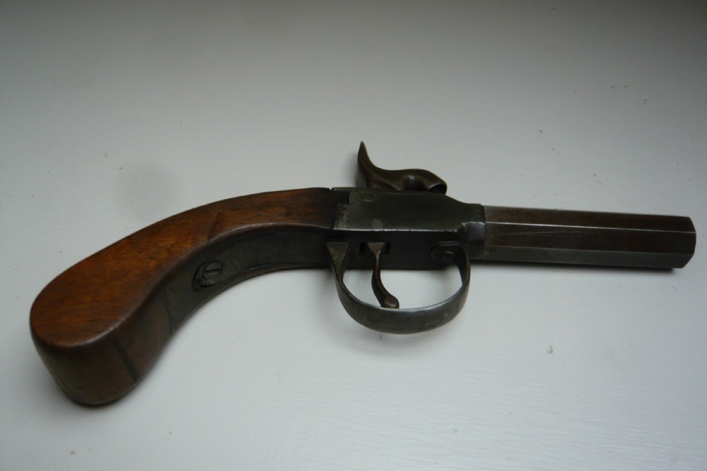19TH CENTURY ANTIQUE PERCUSSION POCKET PISTOL View XI