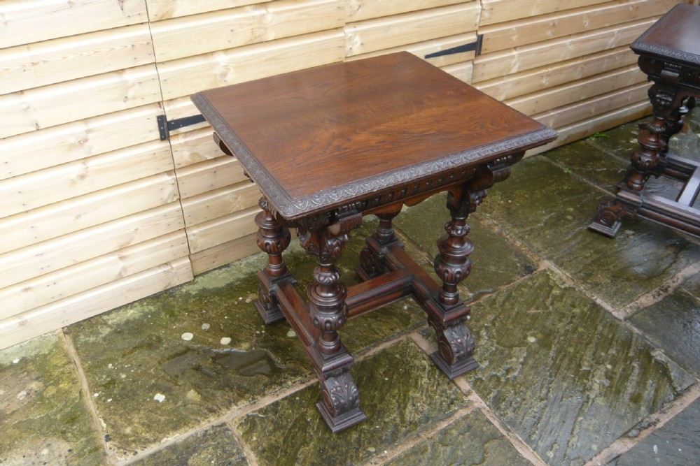 SUPERB QUALITY PAIR OF 19TH CENTURY STANDS/ TABLES View XII