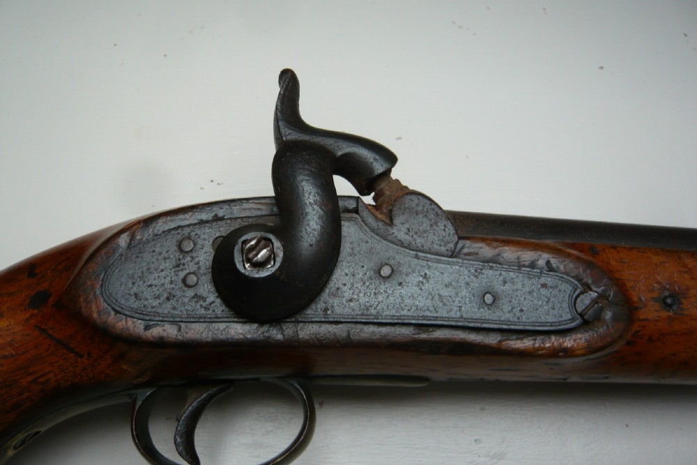 19TH CENTURY ANTIQUE MILITARY PERCUSSION PISTOL View II