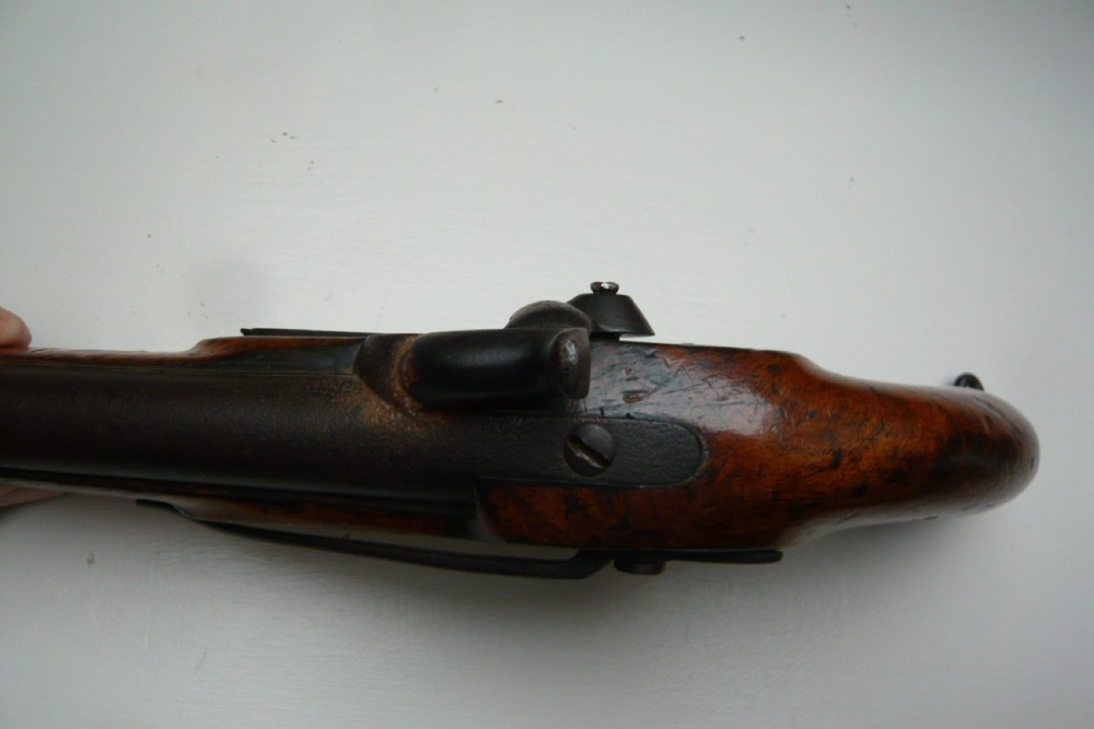 19TH CENTURY ANTIQUE MILITARY PERCUSSION PISTOL View VI