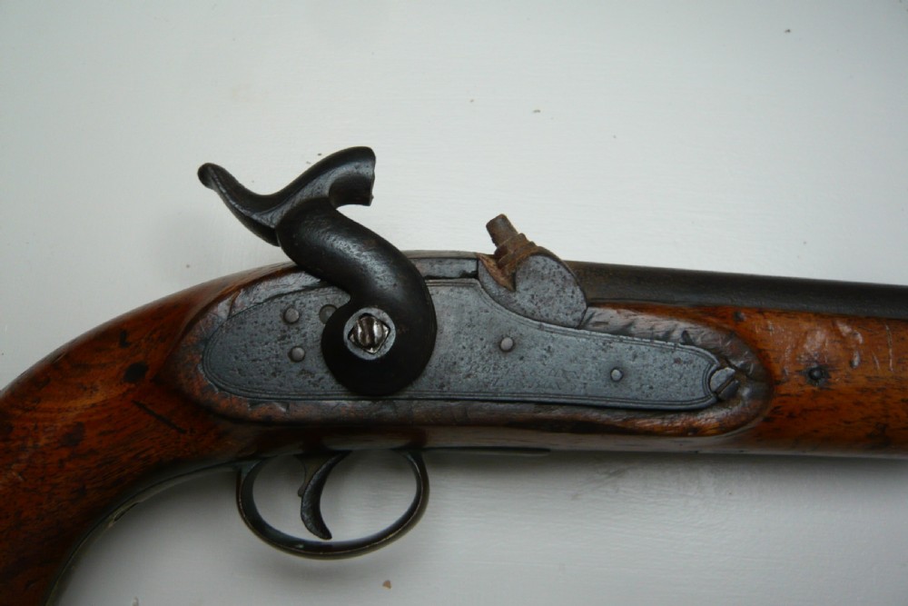 19TH CENTURY ANTIQUE MILITARY PERCUSSION PISTOL View VII