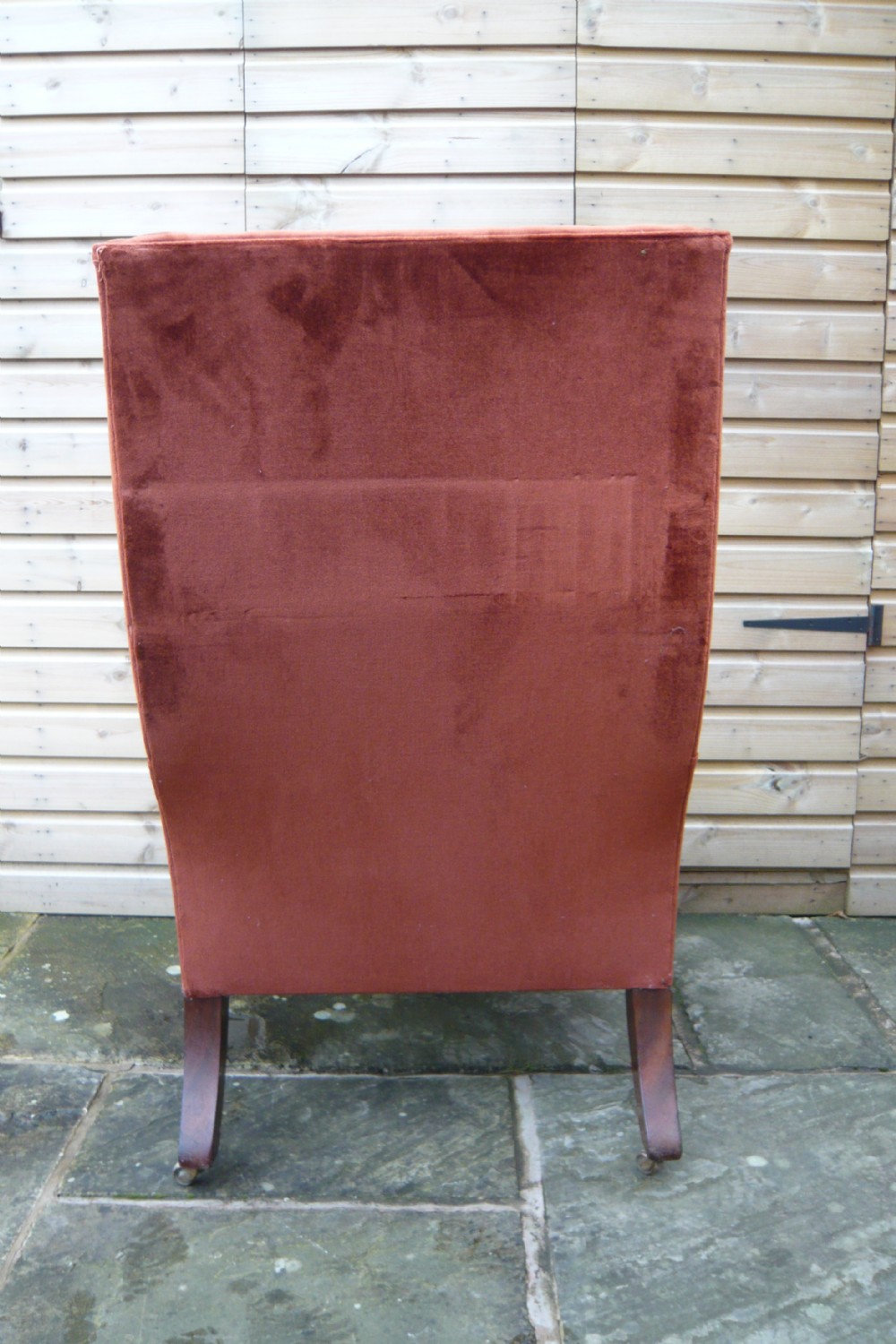 VICTORIAN WING ARMCHAIR FOR RECOVERING View IV