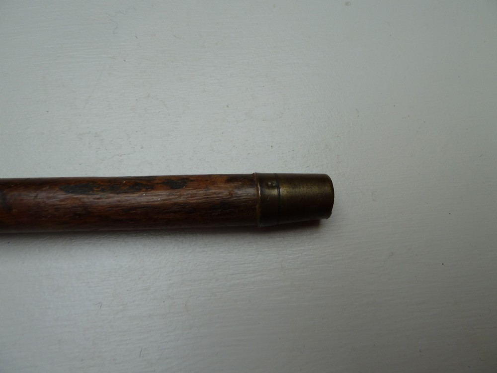 WALKING STICK AND COIN MADE FROM THE SALVAGED WRECK OF LORD NELSONS FIRST FLAGSIP THE FOUDROYANT View V