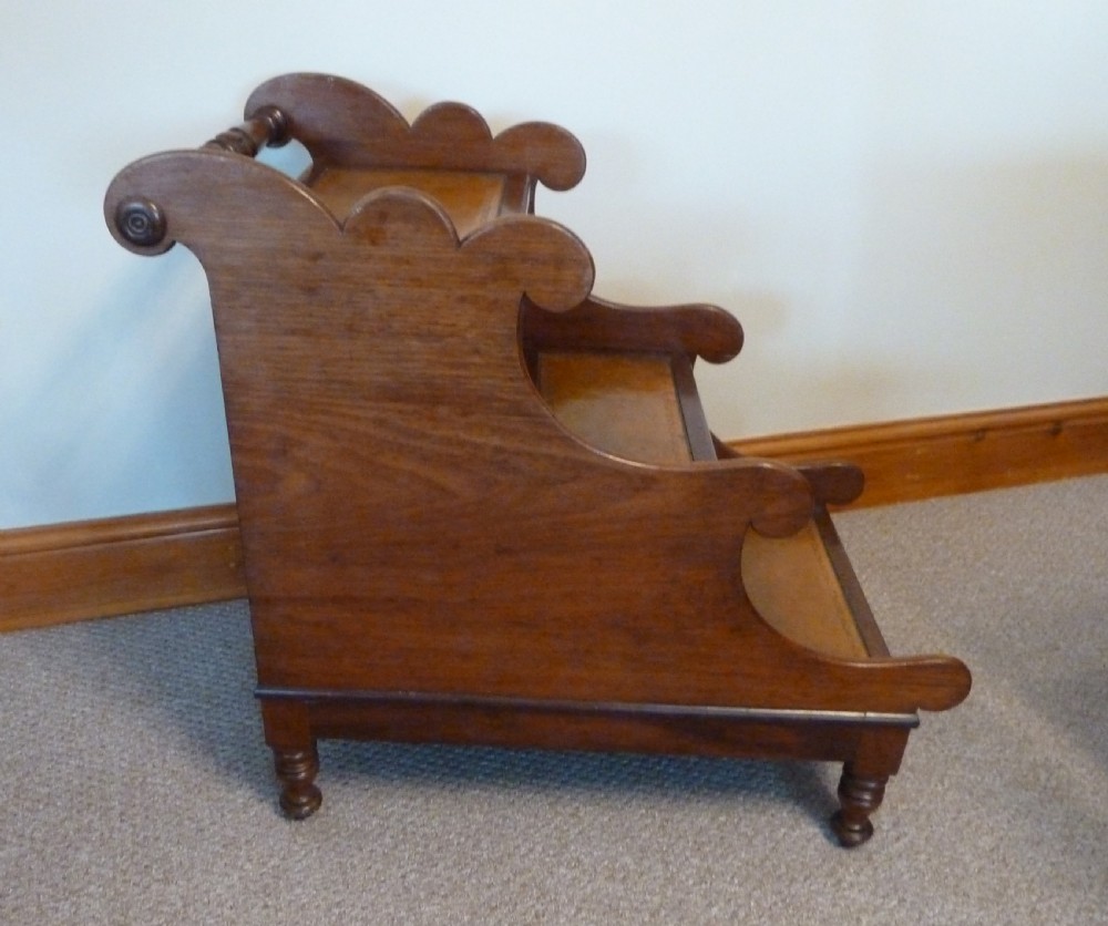 MID 19TH CENTURY MAHOGANY LIBRARY STEPS View II