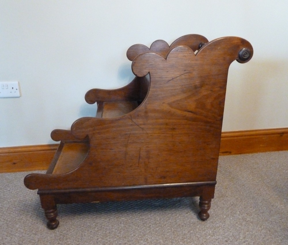 MID 19TH CENTURY MAHOGANY LIBRARY STEPS View V