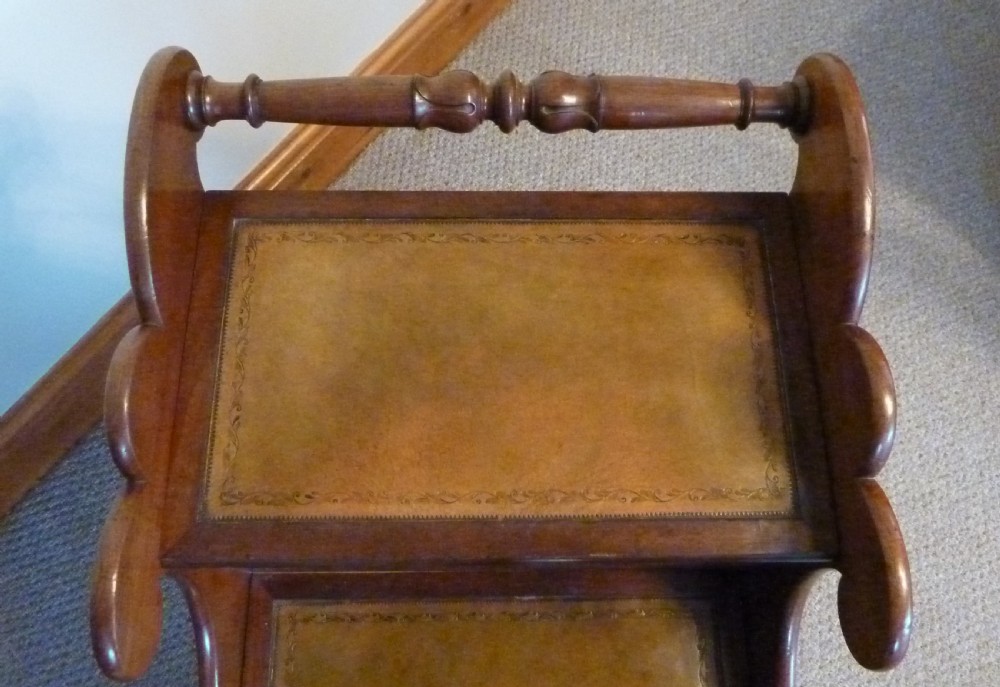 MID 19TH CENTURY MAHOGANY LIBRARY STEPS View VI