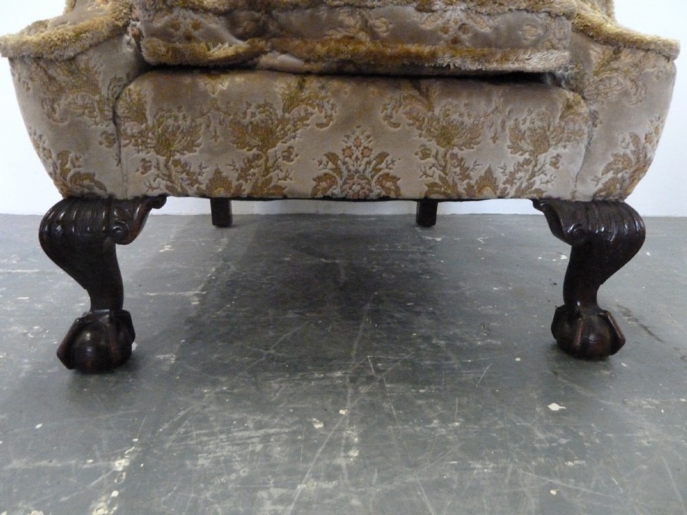 ANTIQUE WING ARMCHAIR View V
