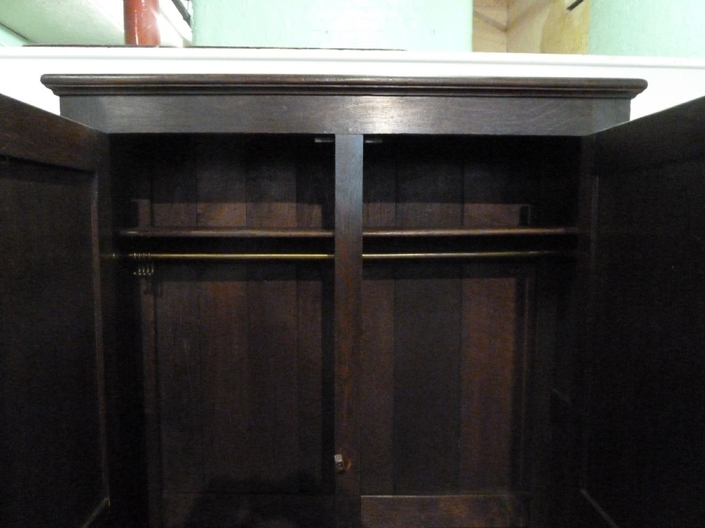 RARE OAK BACON SETTLE HALL SEAT View XII