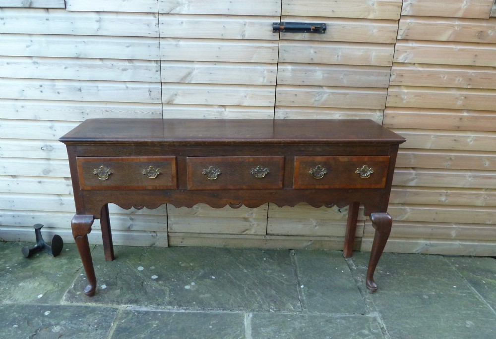 GEORGIAN OAK DRESSER BASE