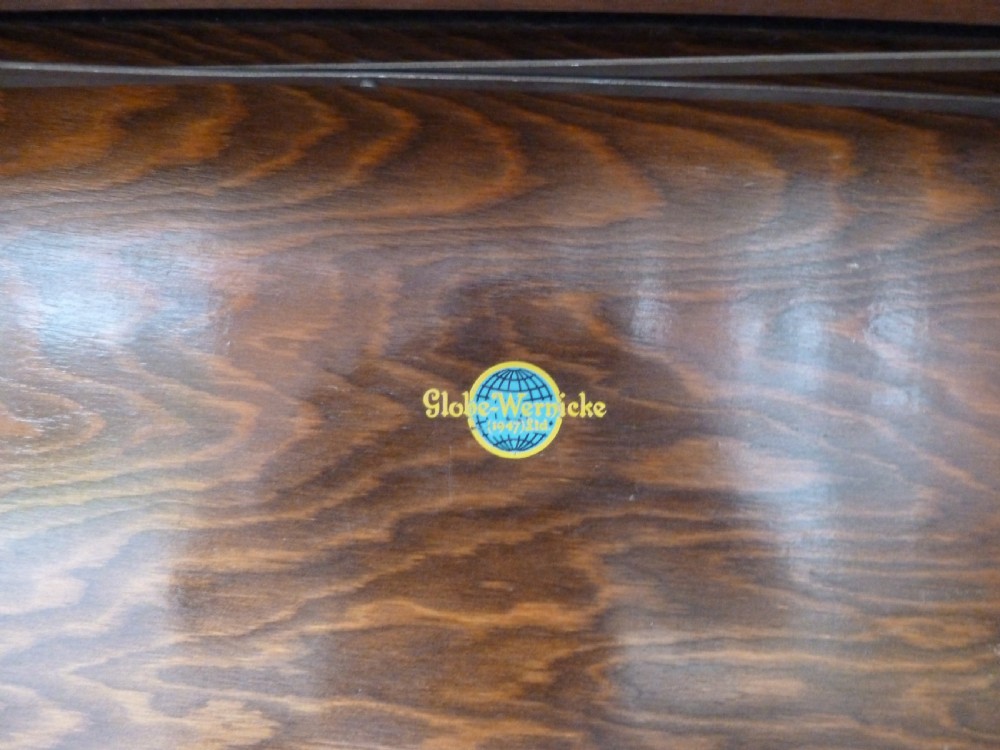 OAK GLOBE WERNICKE 2 STACK LAWYERS BOOKCASE View VI