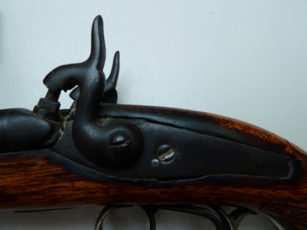 SILVER MOUNTED DOUBLE BARRELLED PERCUSSION PISTOL View XIII