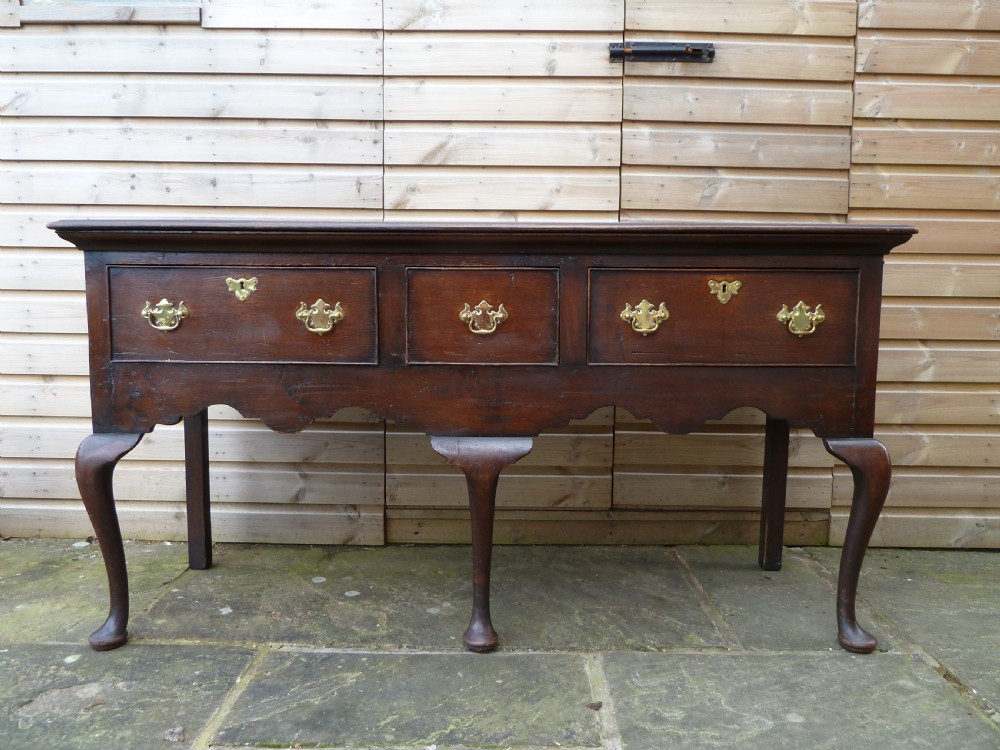 19TH CENTURY OAK DRESSER BASE