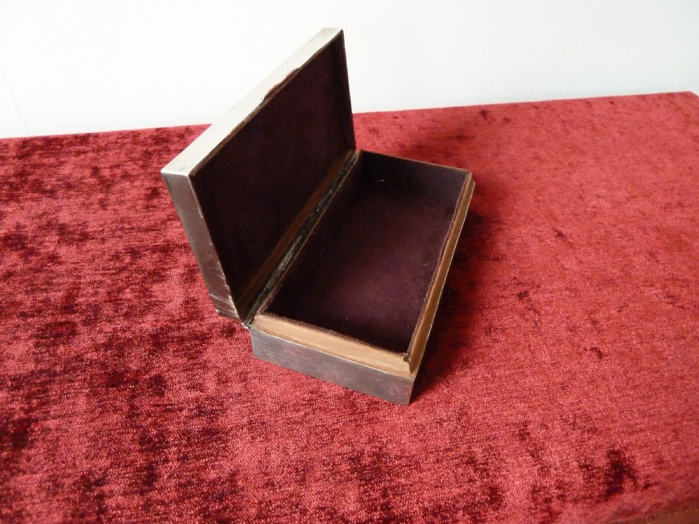 SILVER BOX  HALLMARKED 1904 View III