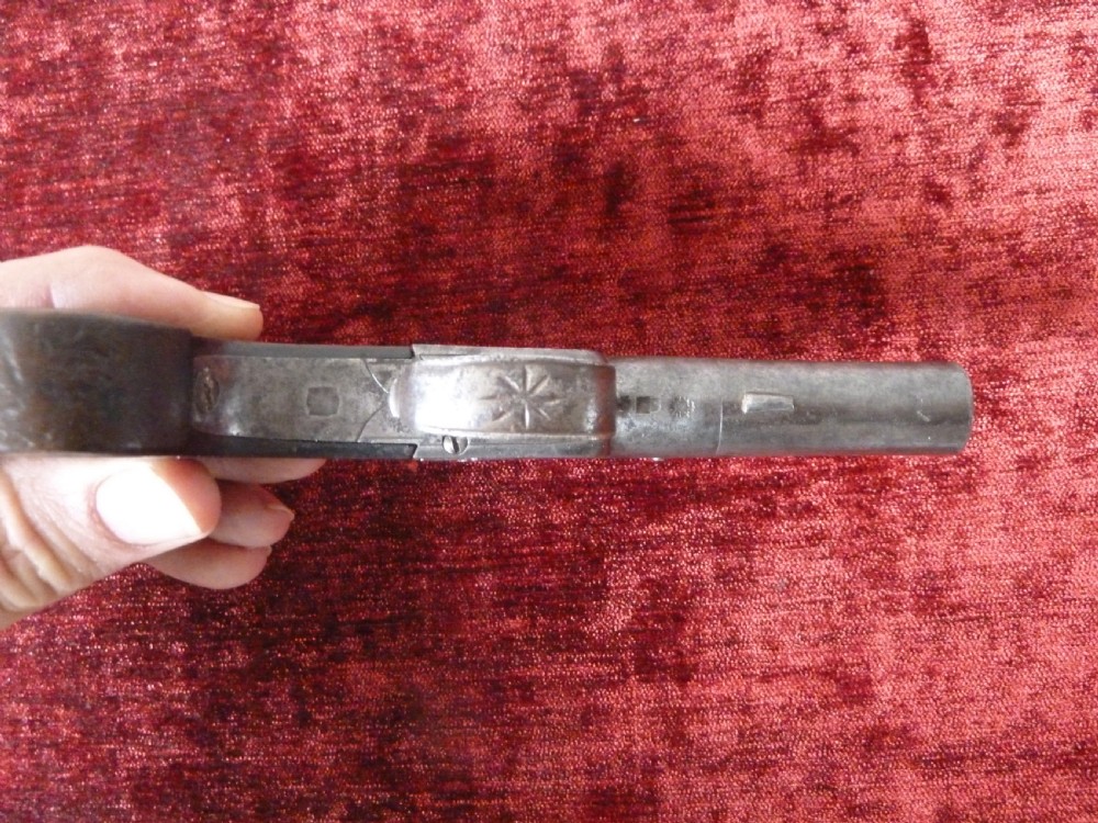 FLINTLOCK POCKET PISTOL  SPENCER  LONDON View V