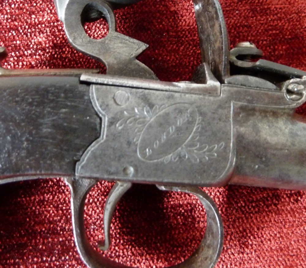 FLINTLOCK POCKET PISTOL  SPENCER  LONDON View VII