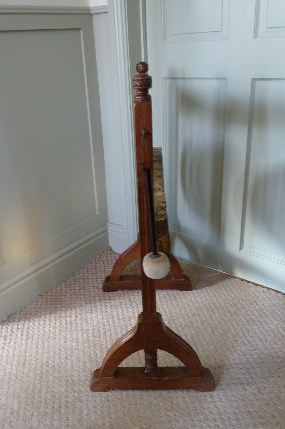 VICTORIAN OAK DINNER GONG View III