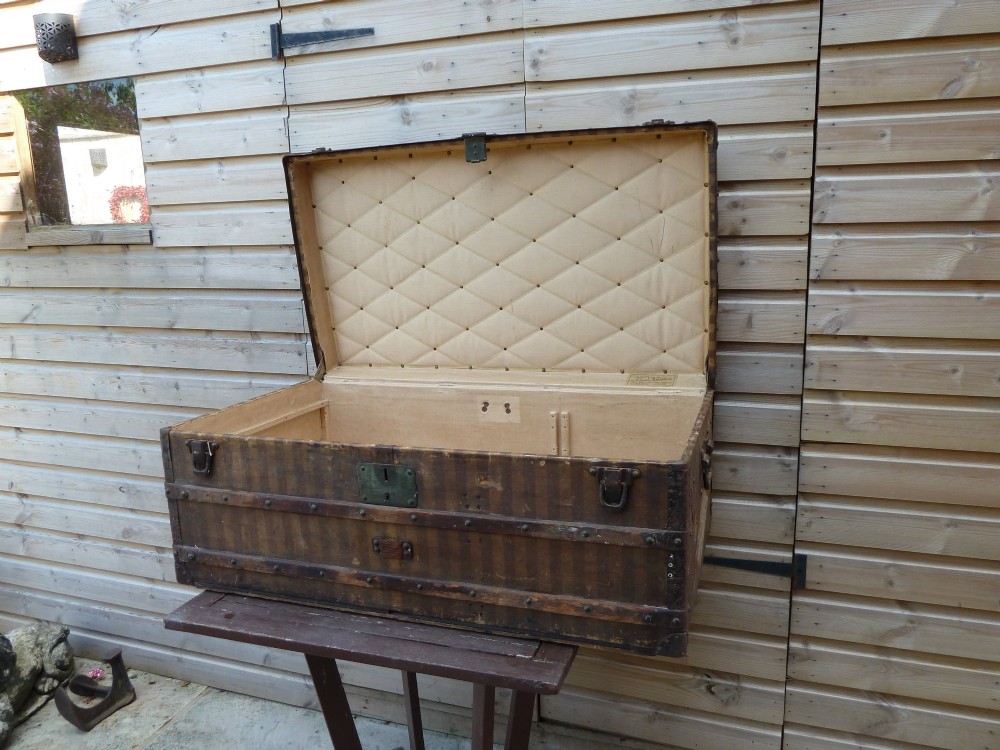 UNRESTORED EARLY LOUIS VUITTON TRUNK