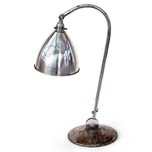 Art Deco Chrome Plated Desk Lamp