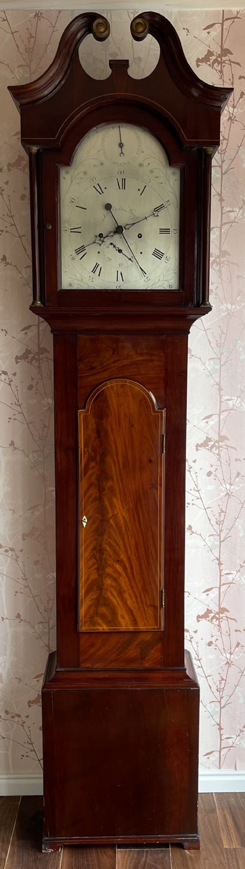 Scottish regulator sweep second John Geddie Banff longcase clock