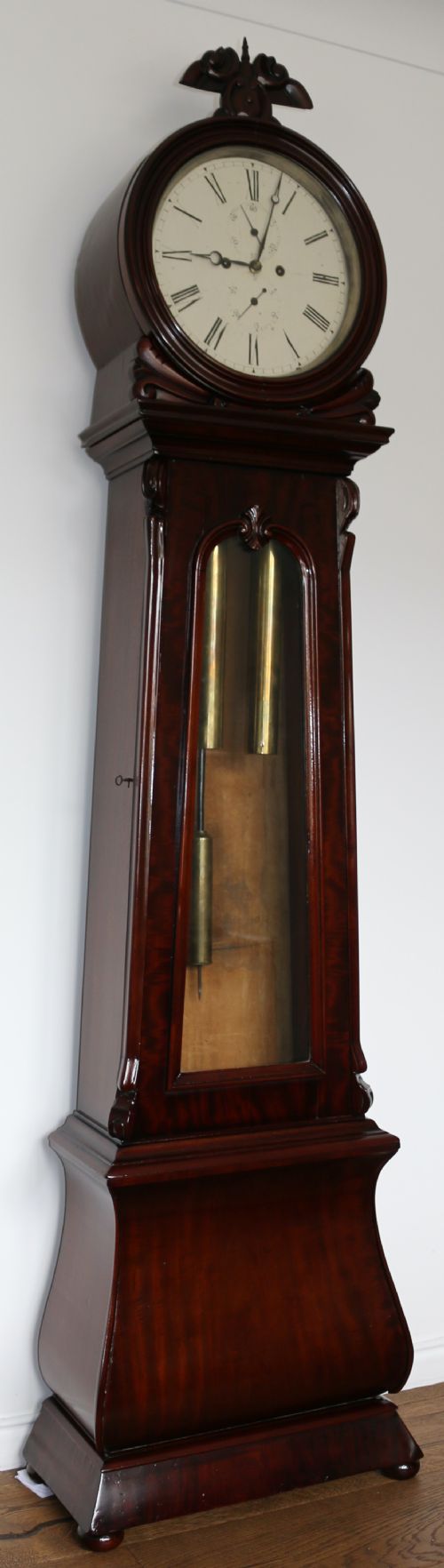 Scottish regulator longcase clock William Taylor Glasgow 1830