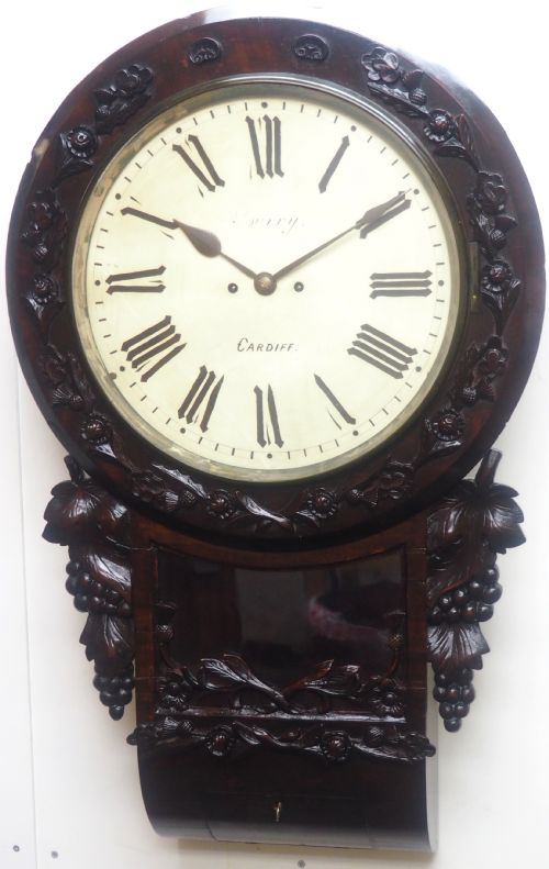 This clock measures 82 cm high x 52 cm wide 20 cm deep