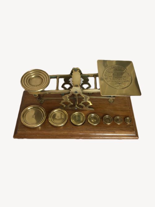 Quality Antique Victorian Letter Scales