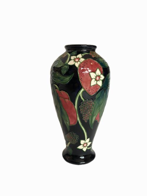 Quality Moorcroft Hand Painted Shaped Vase
