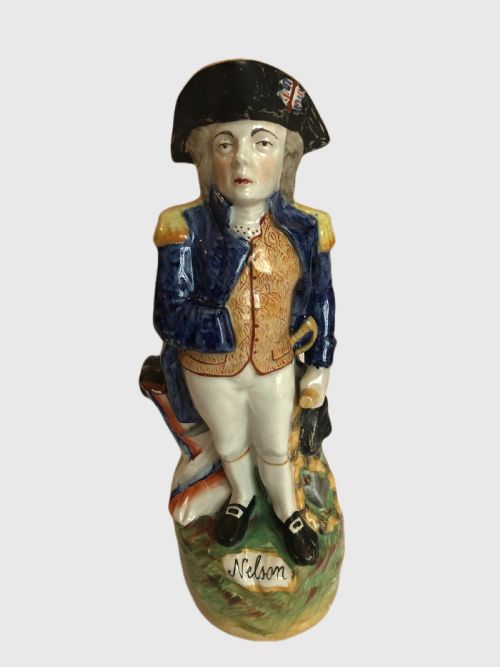 Antique Victorian Staffordshire Toby Jug of Lord Nelson