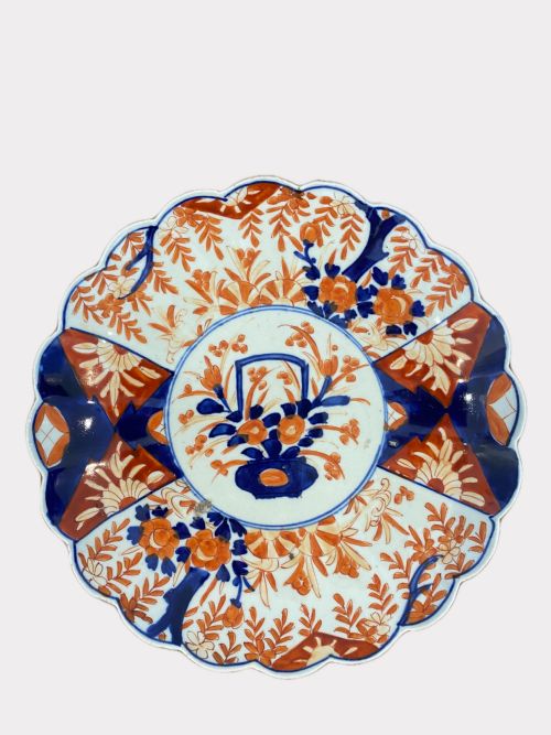 Large Antique Quality Japanese Imari Plate