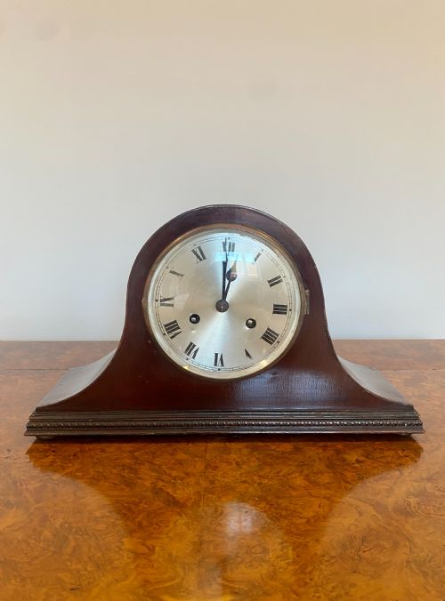 Antique Mahogany Mantle Clock
