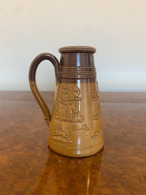 Antique Victorian Quality Doulton Lambeth Jug