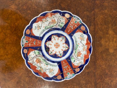 Antique Quality Japanese Imari Plate